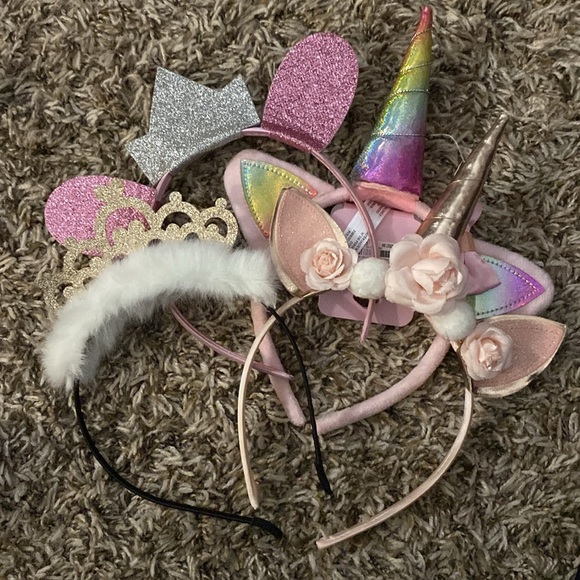 Hair Bows and Headbands with one eye mask NWT - Picture 2 of 12